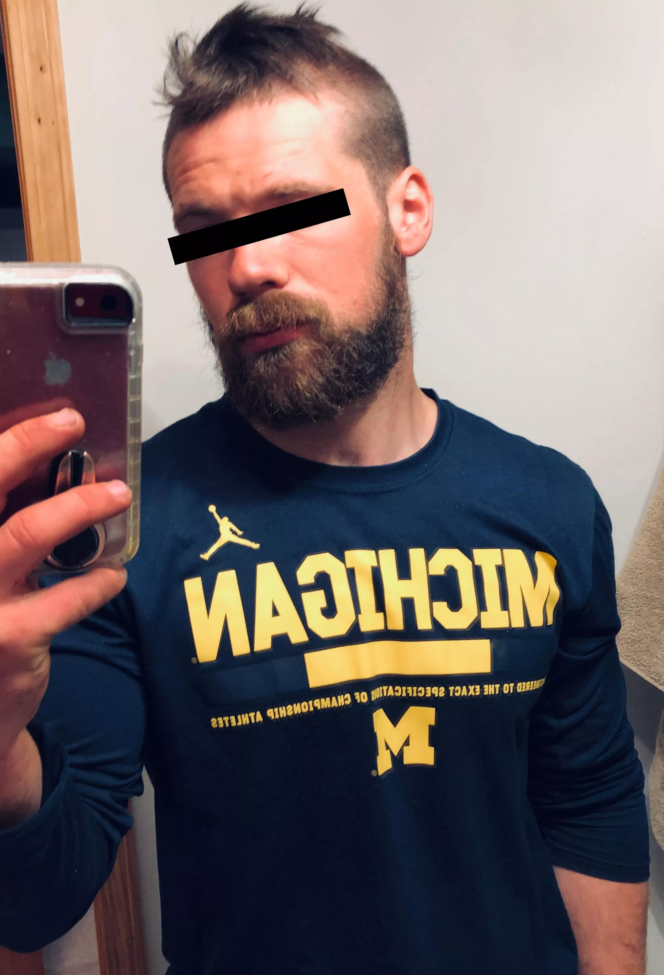 No boner... Just missing my beard 