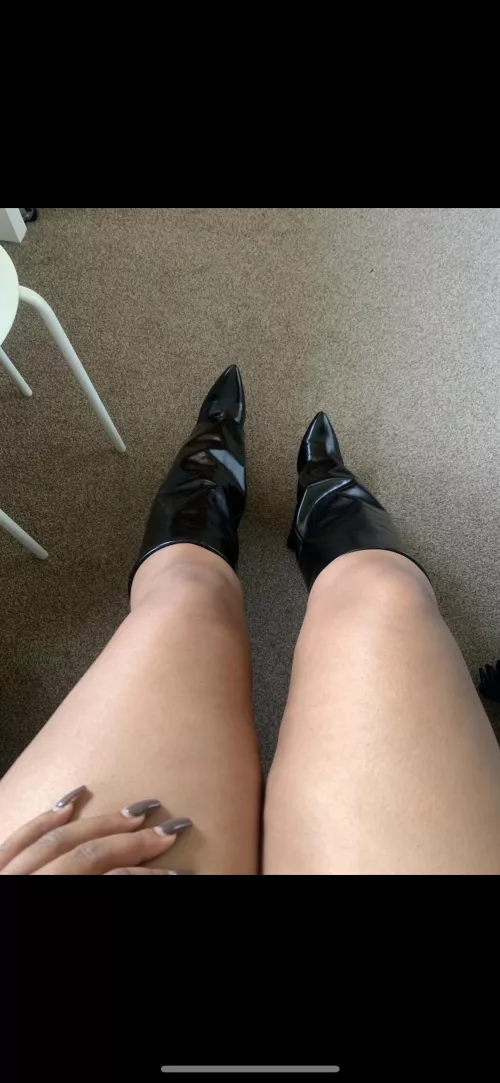 On your knees at my feet 😉