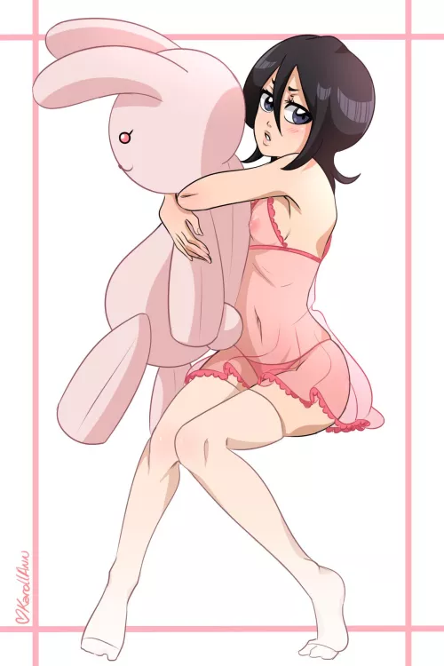 Rukia loves rabbits 