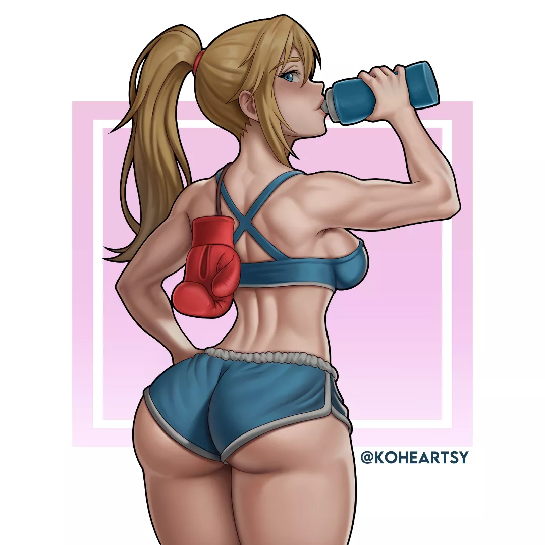 Samus Boxing Suit artwork by (koheartsy)