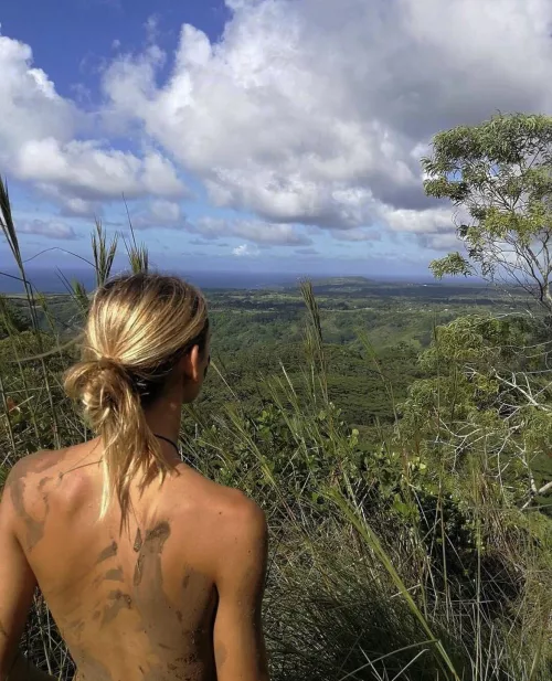 Went on a hike naked the other day