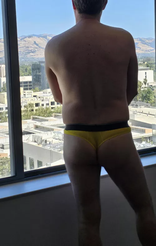 Lovely weather outside, with a great view