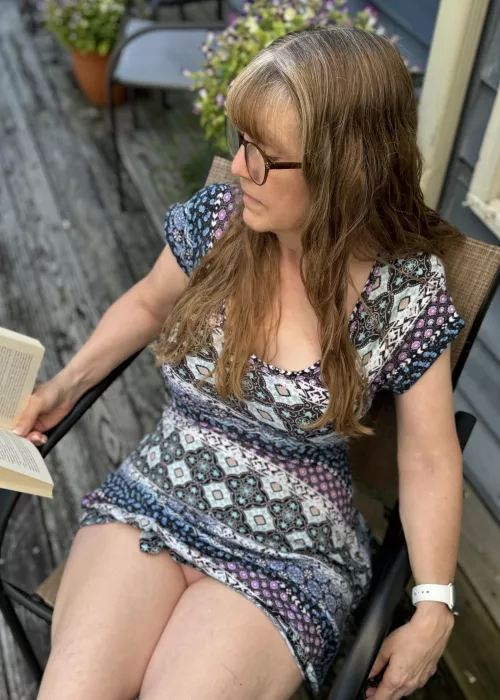 Me celebrating Fathers Day. Hanging out on my deck. Hope yours is more fun and exciting.