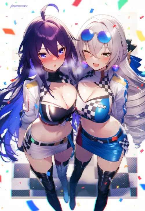 Race Queen Seele & Bronya [Honkai Star Rail]