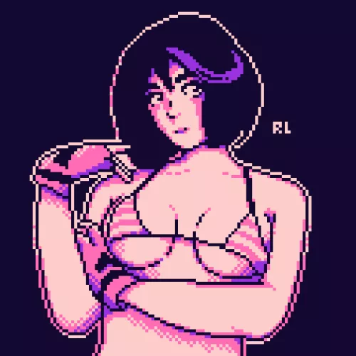 Remake of this old work, supposed to be 
Sweetie Fox when she made the Ryuko Matoi cosplay