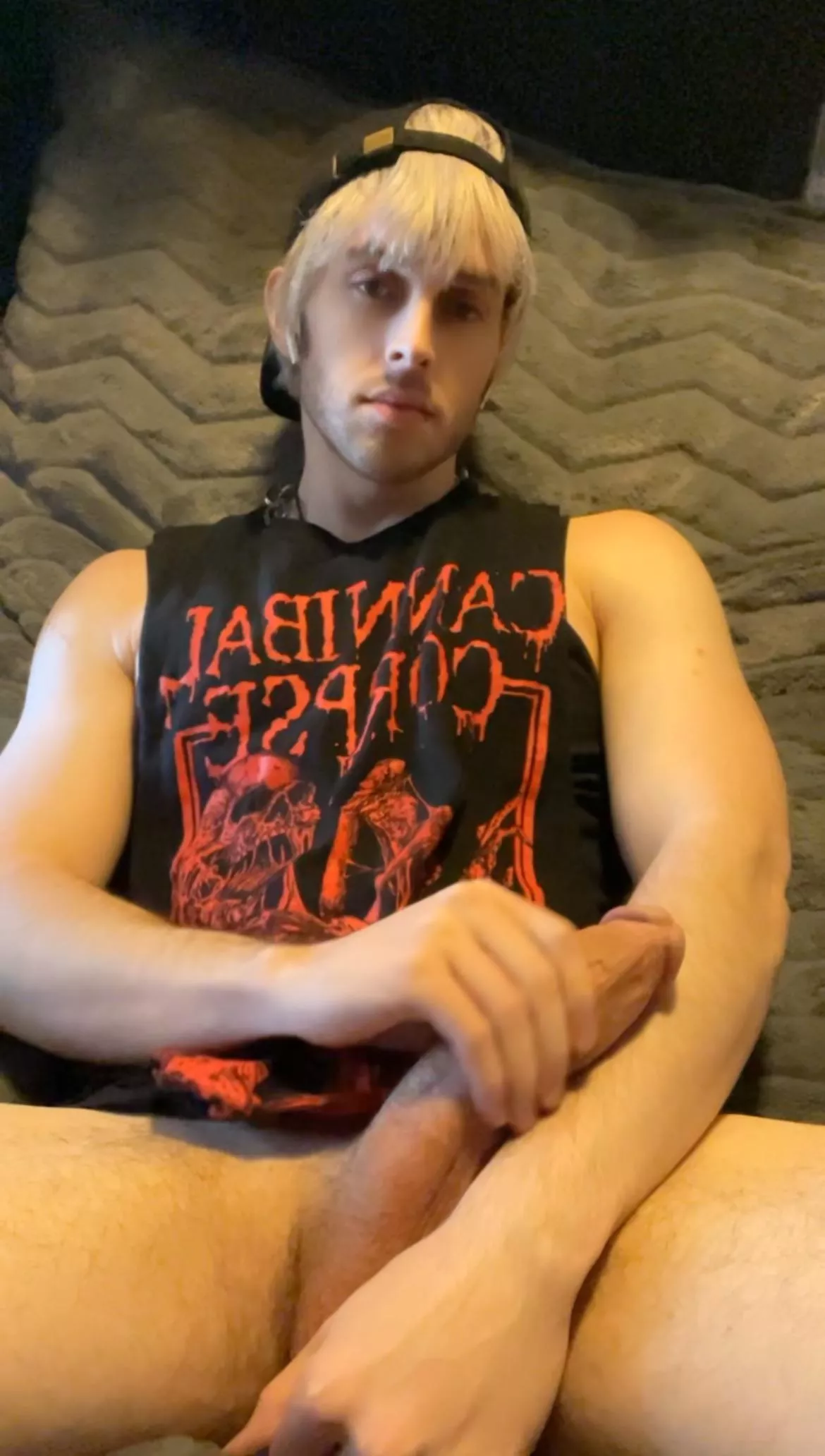 resting it on my arm