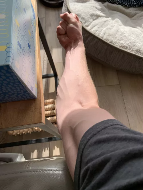 Trace my veins with your nails while we cuddle after? 😉 