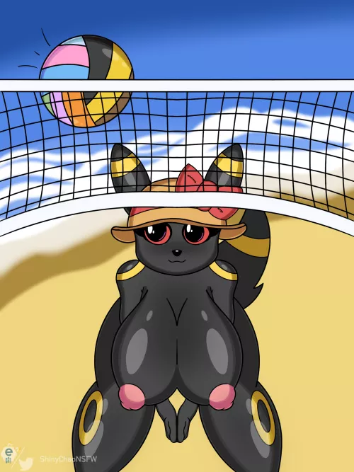 Umbreon's Beach Day (ShinyChaoNSFW)