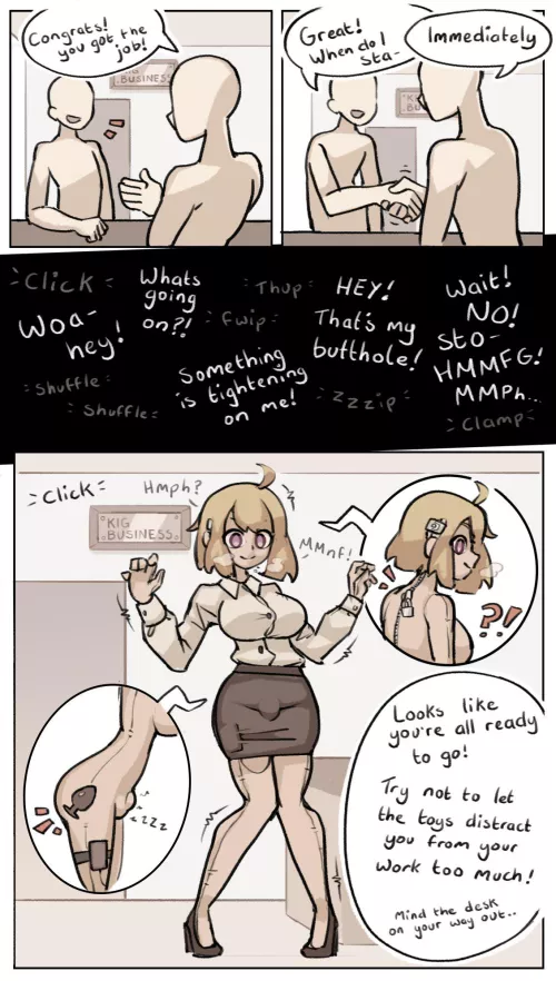 Unread Job Description by KurtR_ (Kigurumi Feminization Bondage)