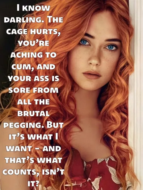 What she wants ALWAYS comes first.