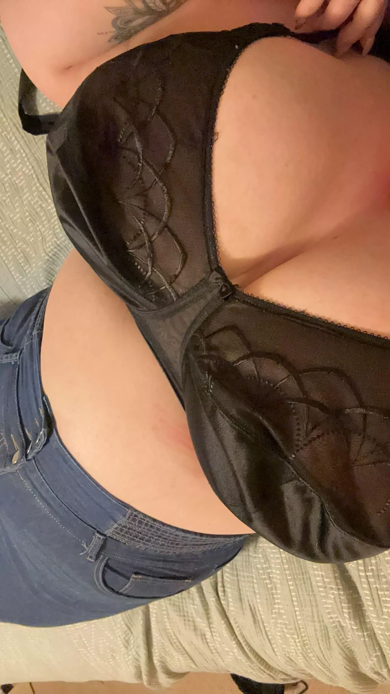 Your POV while my head is hanging off the side of the bed 😛