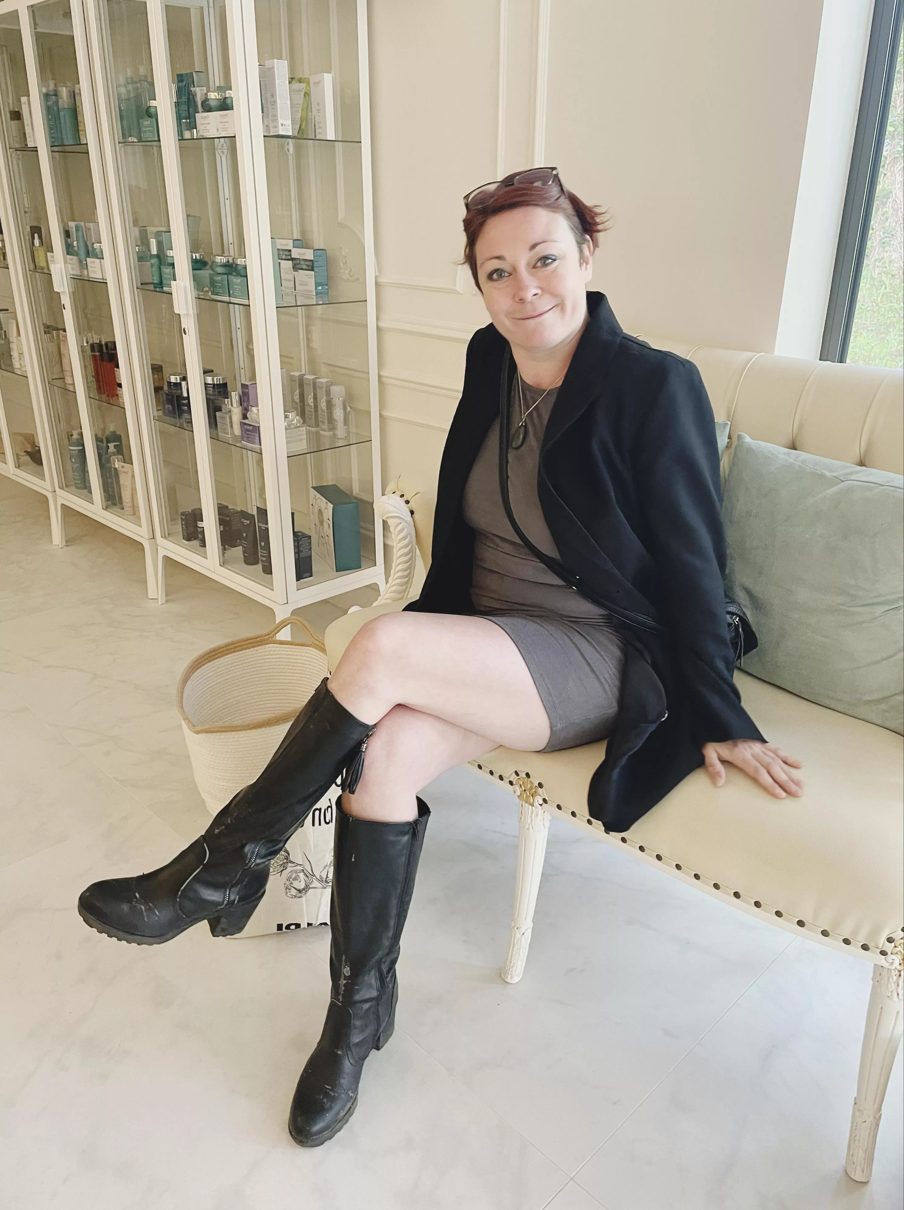 A little sad because I will be alone on the weekend...