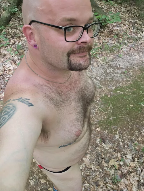 Almost naked hikes at camp last weekend. Who wants to join me next time?