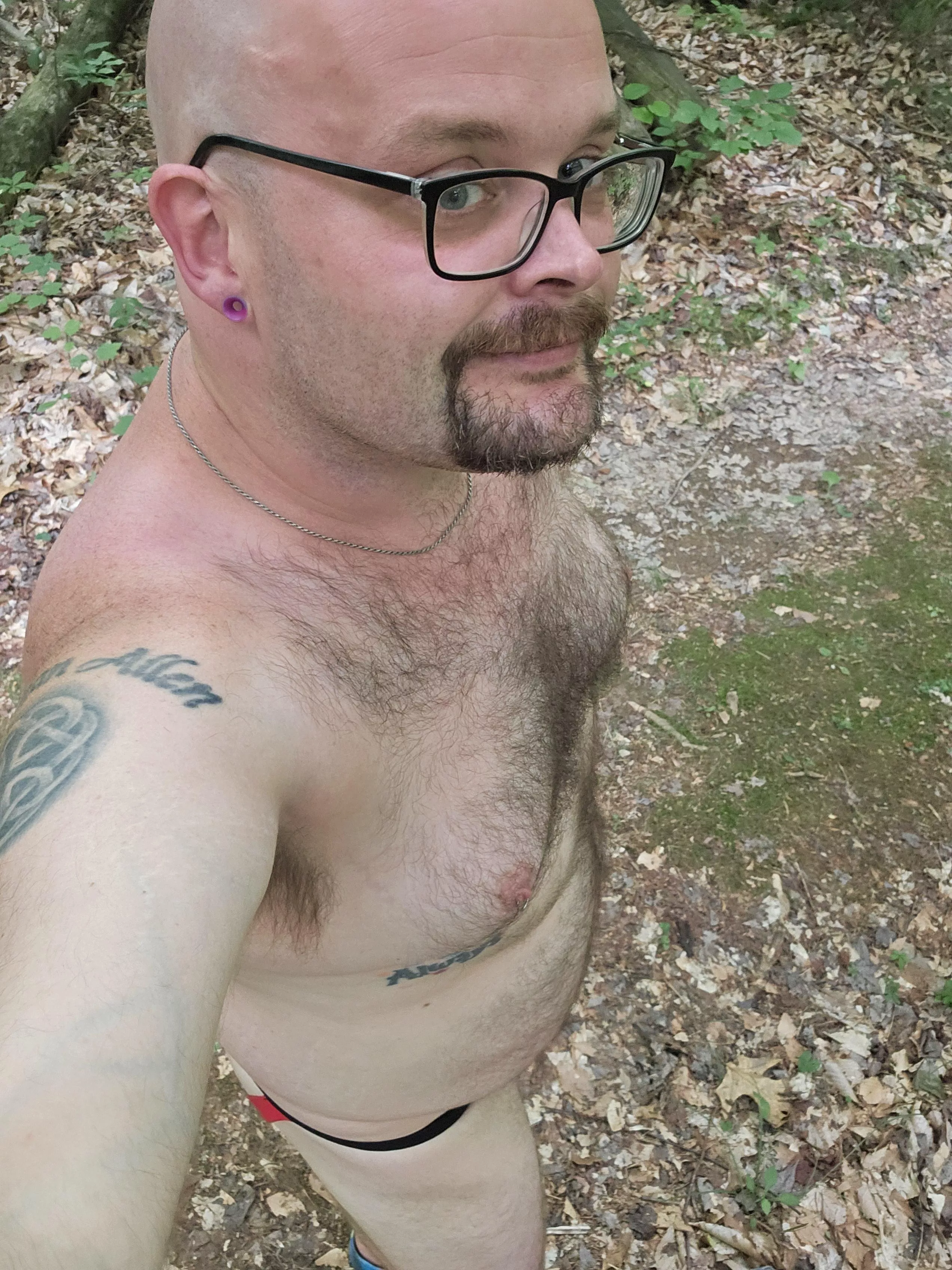 Almost naked hikes at camp last weekend. Who wants to join me next time?