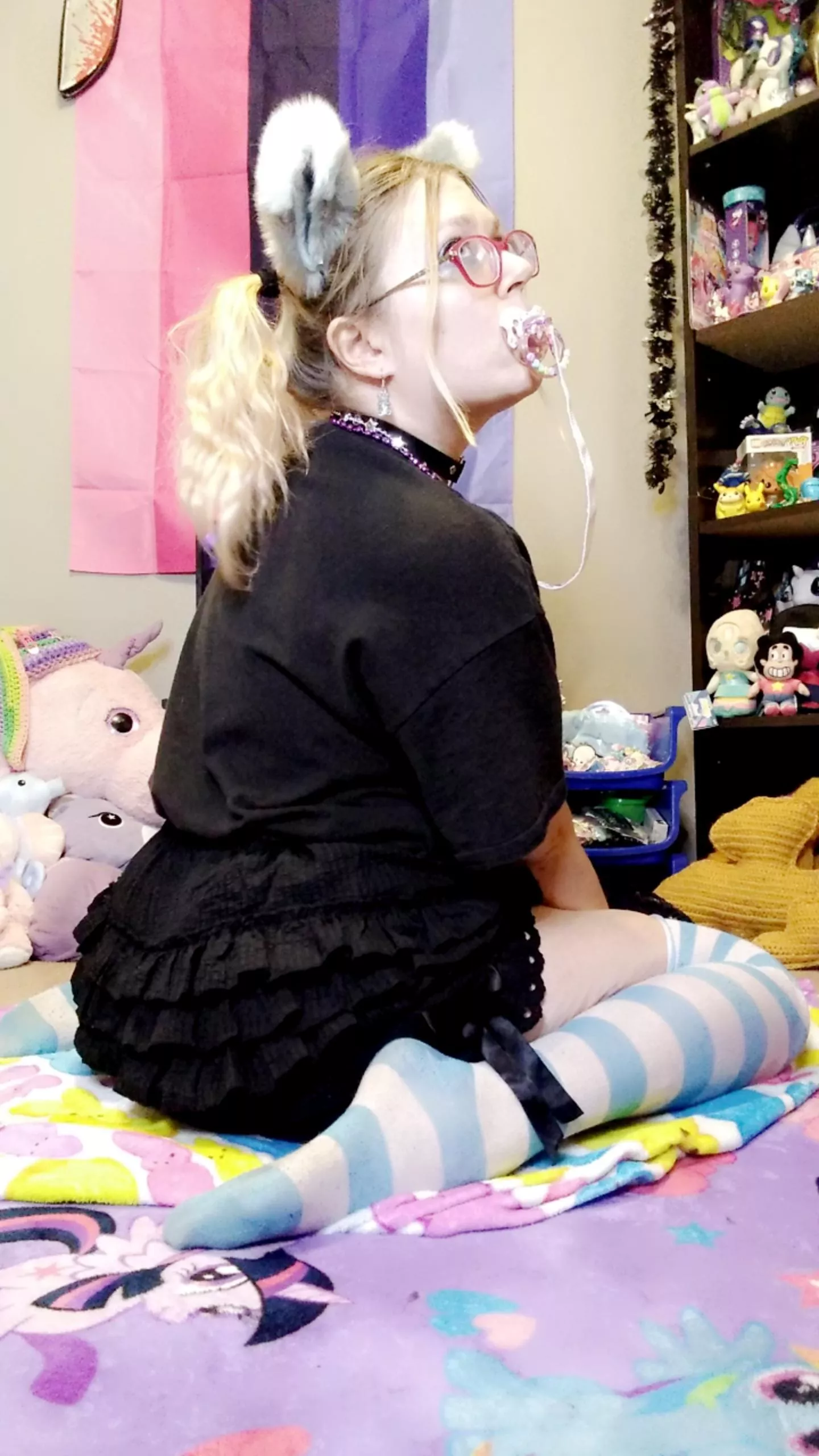 *borks for Daddy* 🐶💙✨