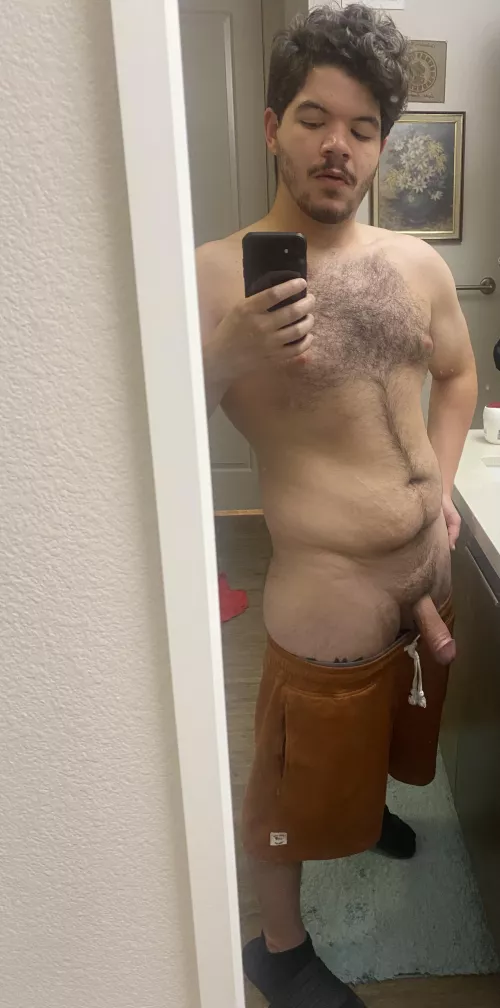 Chubby and horny this morning