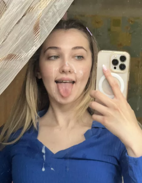 Daddy I want you to cum on my face