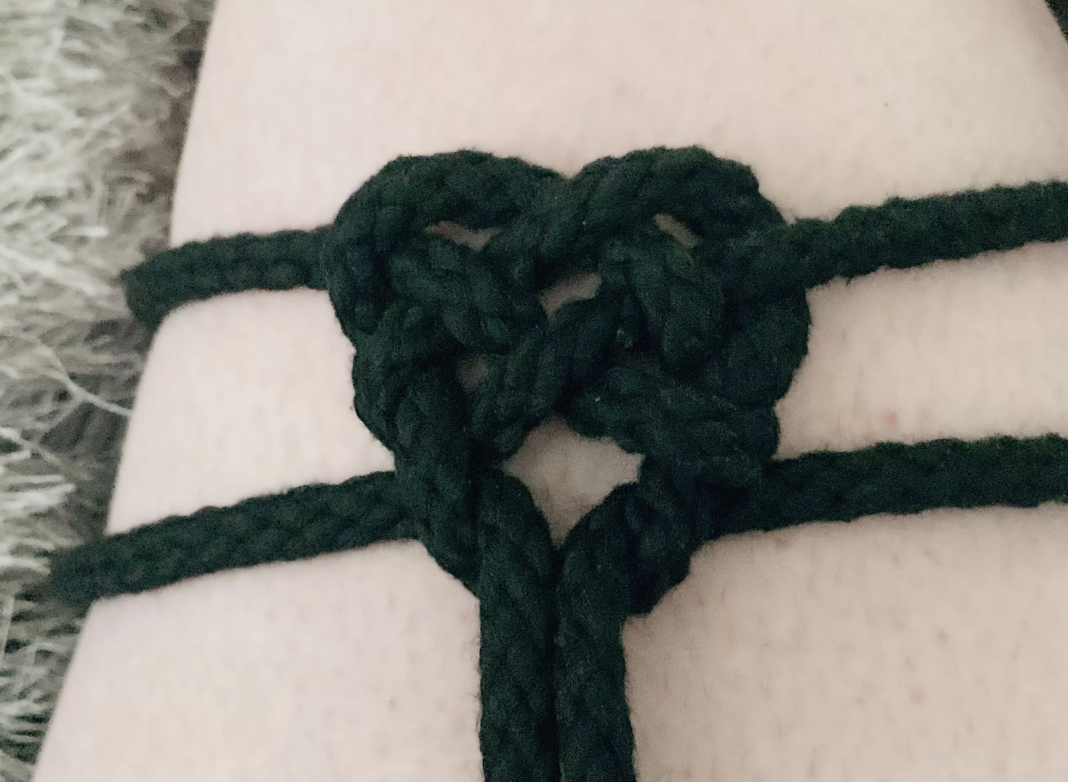 Rope heart :) first attempt