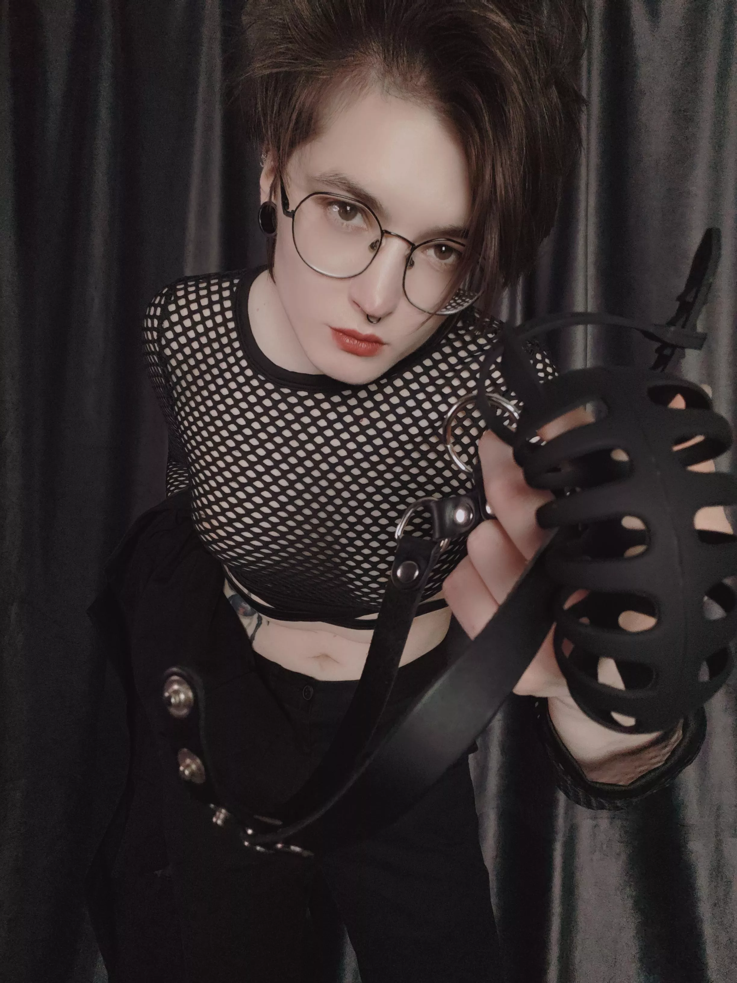 Your submission must be limitless. Wear this cage as a token of your loyalty to me, slave