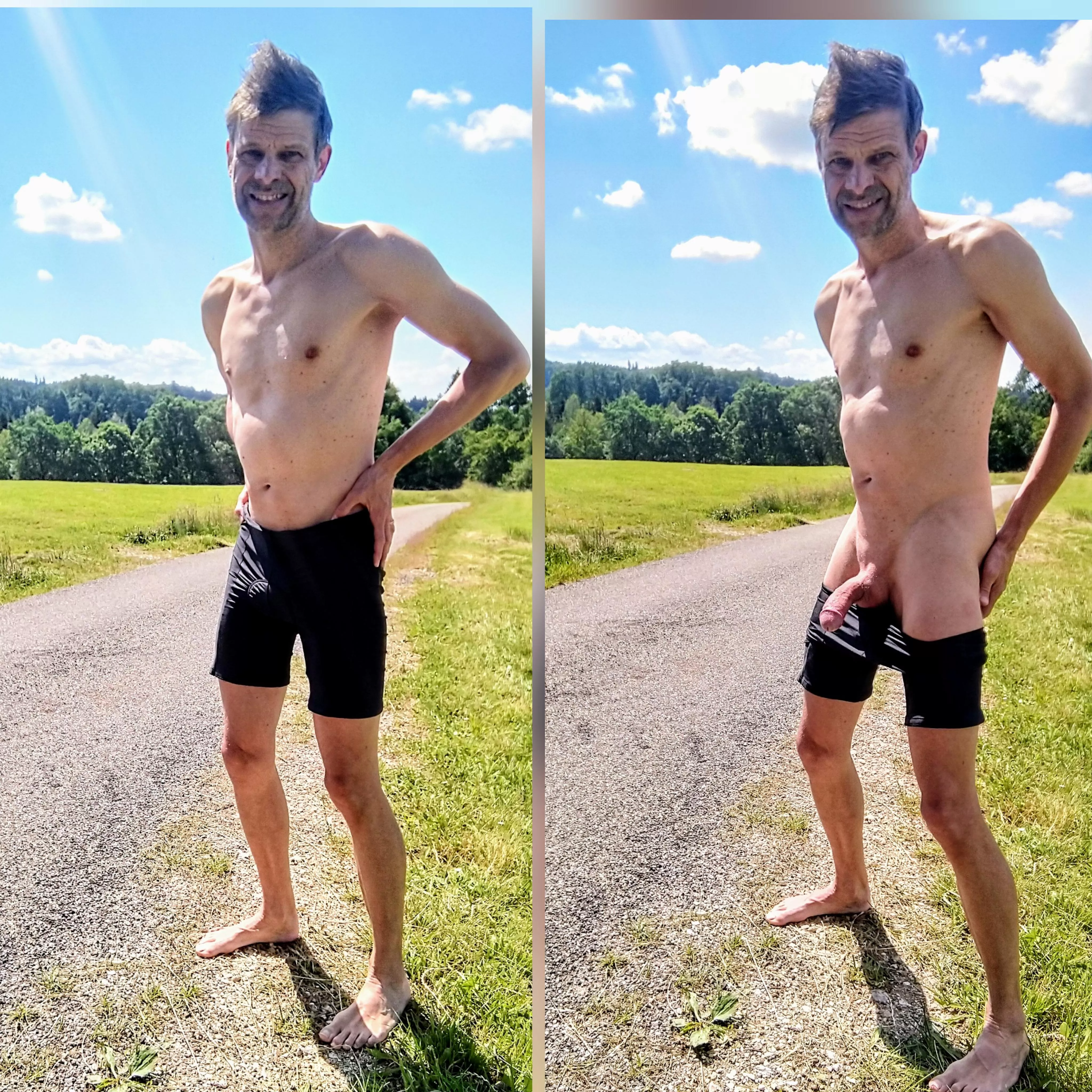 [46] What cyclists do when they have a break ...