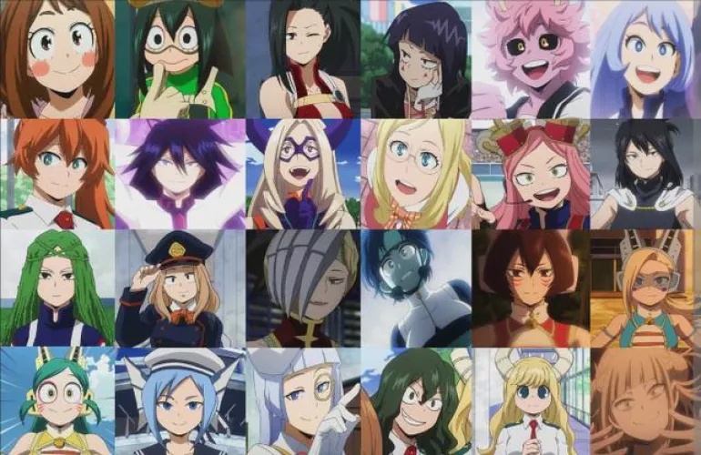 Choose one MHA girl for each: a tittyfuck, backshots, and sloppy head