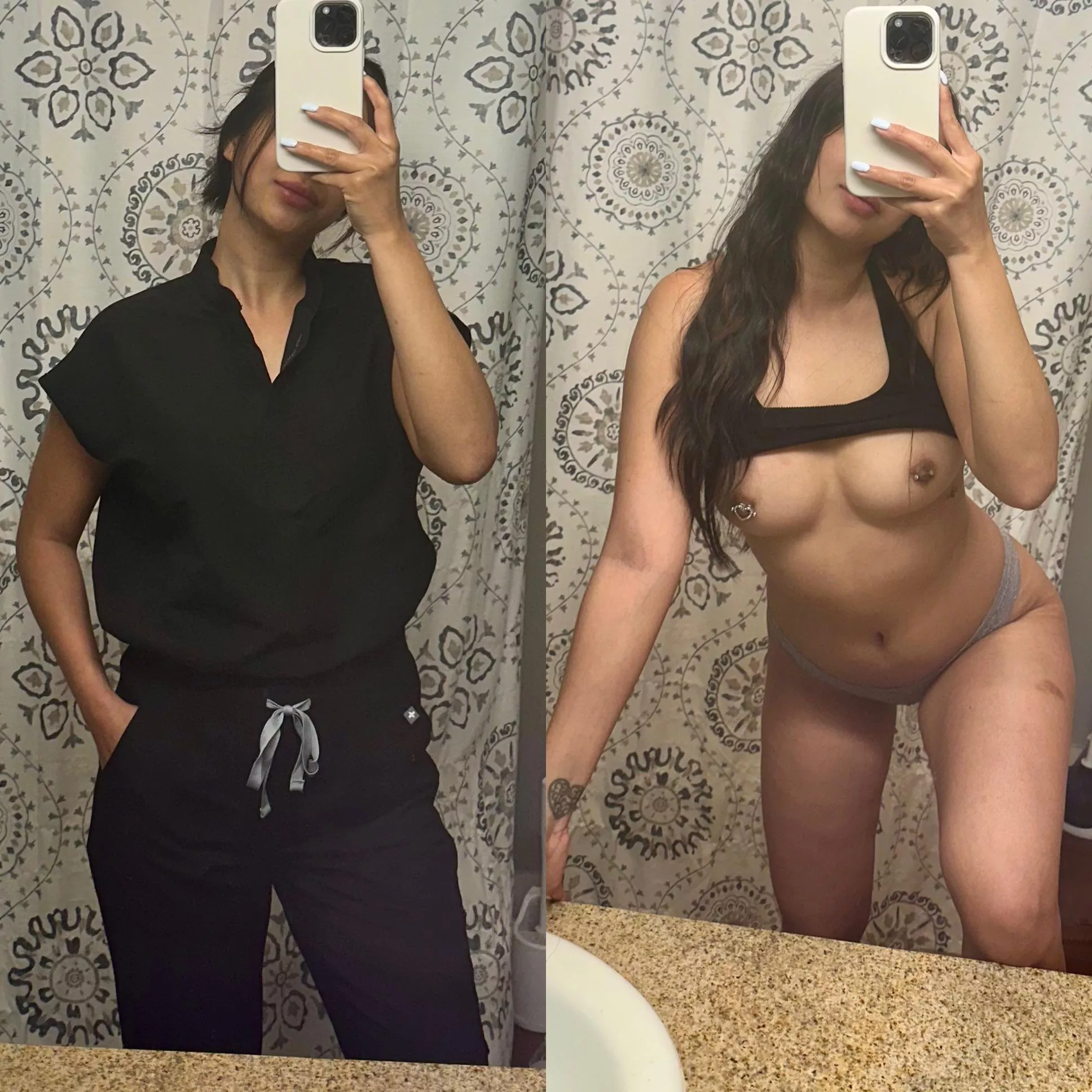 Do you like your nurses in scrubs or do you like a little less clothing 🙃