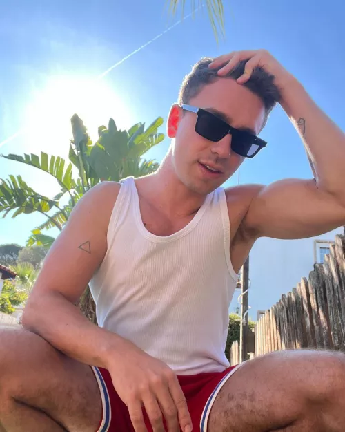 Enjoying the tropical weather