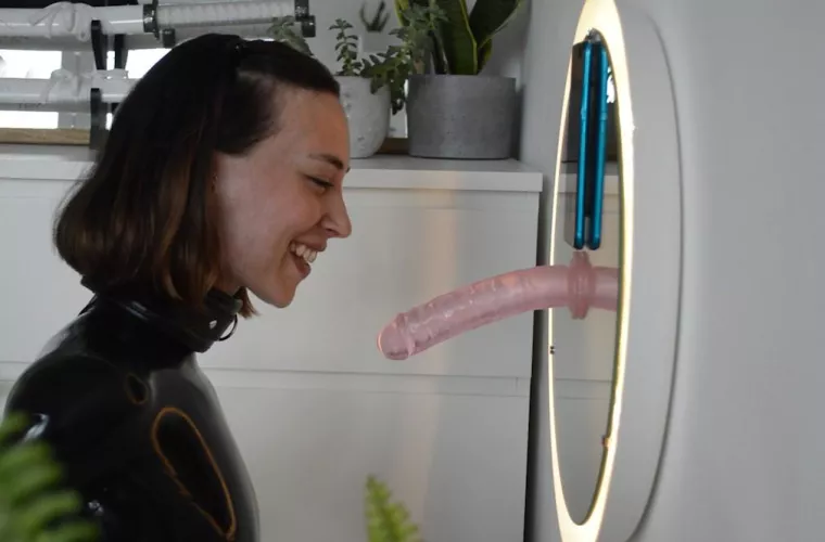 Excited for my throat training session!