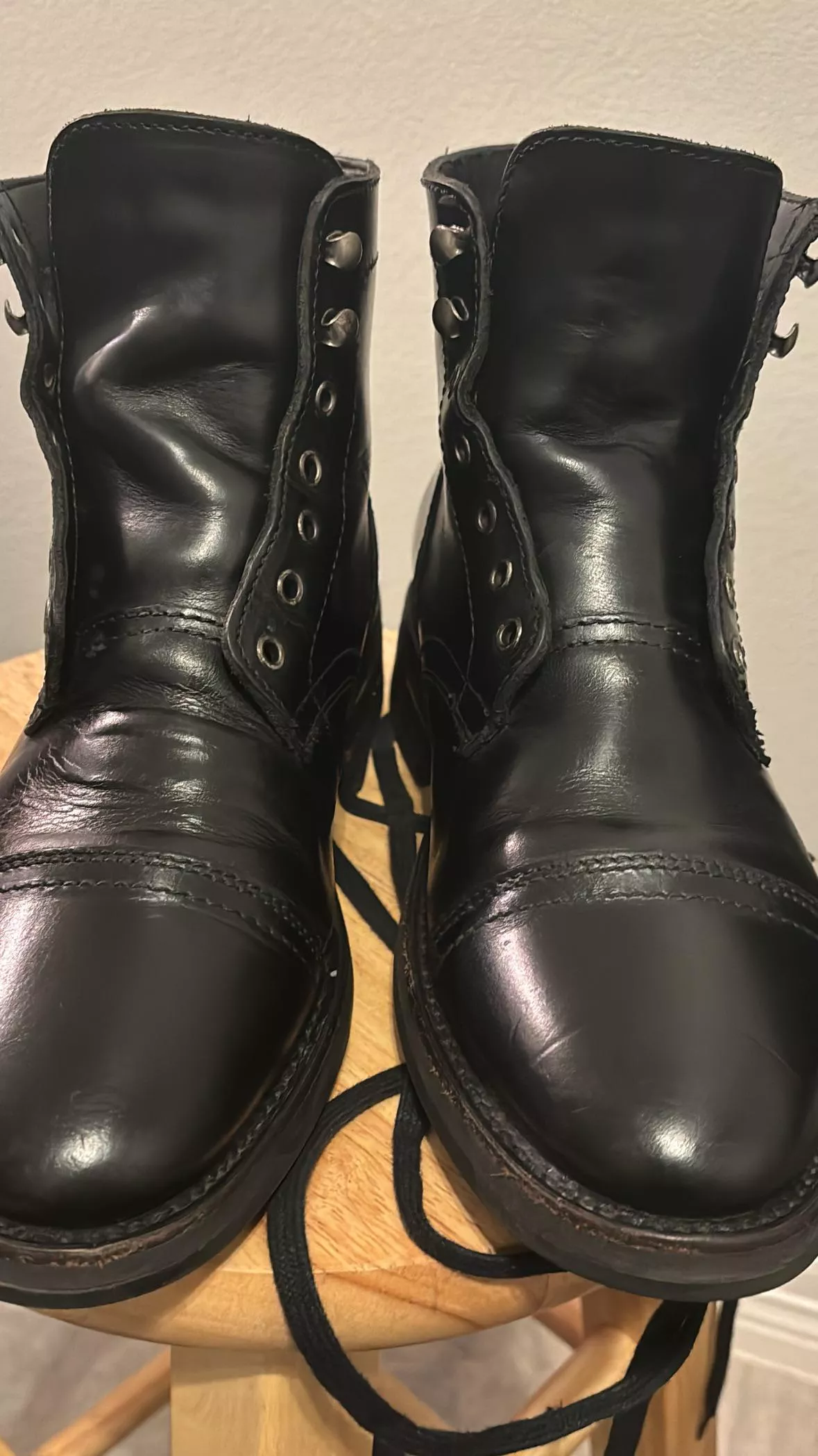 First time polishing boots