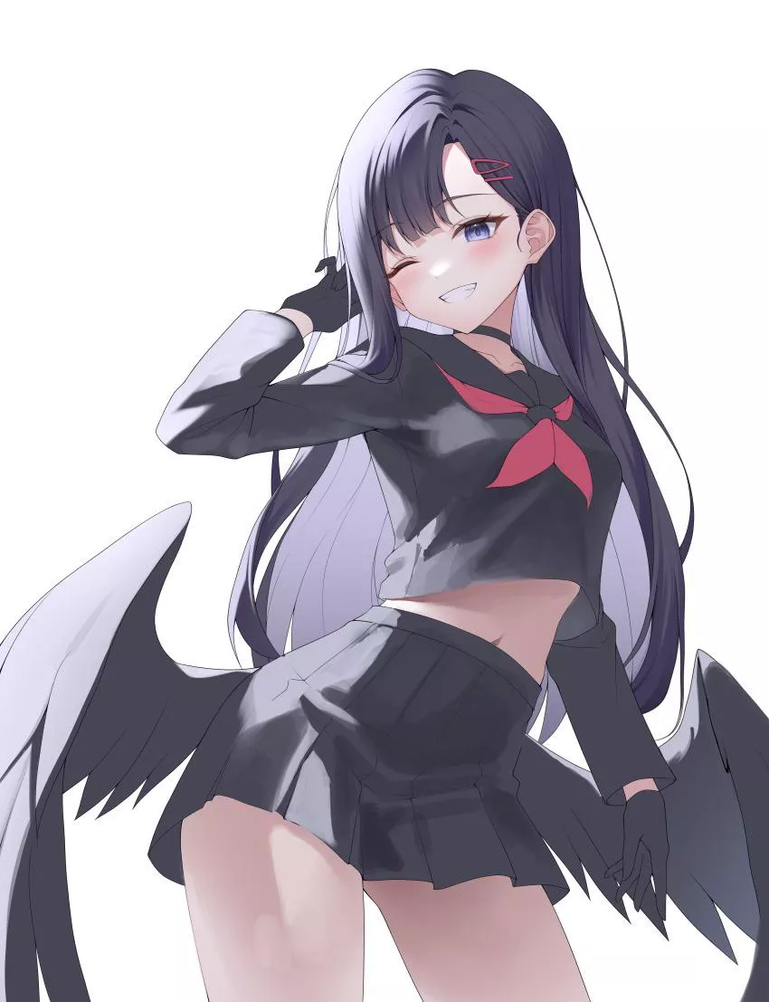 Gorgeous angel waifu