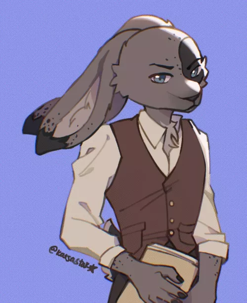 I do not know why, but the cucumber slice pattern in the background is blowing my mind. 🎨katsastakt on FA