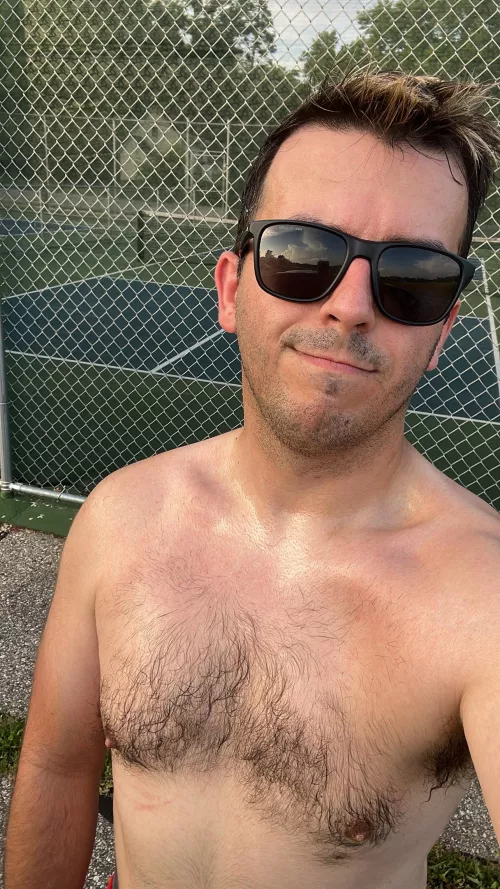 It’s a toasty week here! Still got some pickleball in though
