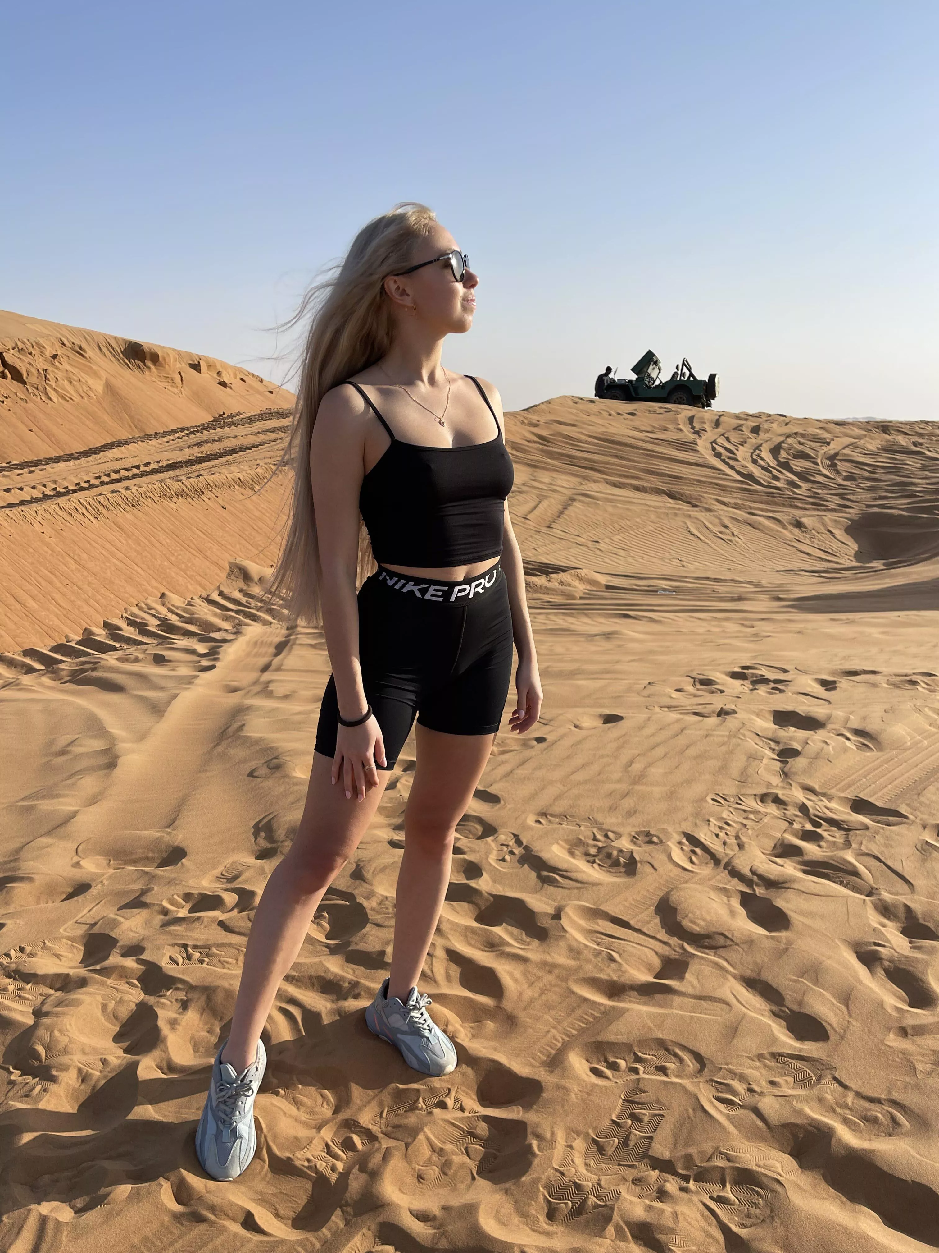 It's so hot in here, I decided not to wear a bra