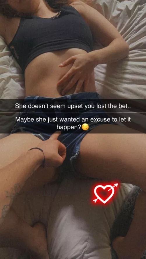 (OC) Received this snap of my wife from a friend..why am I hard though