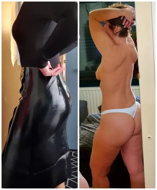 Office attire and what's hiding underneath