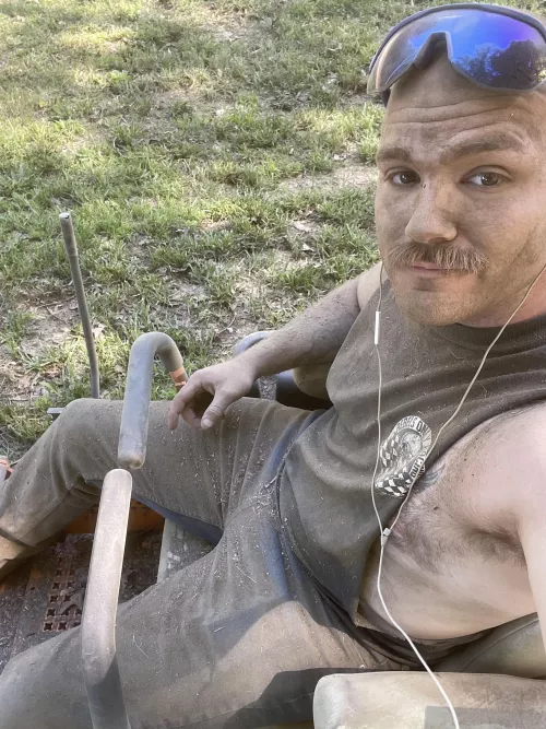 putting in a hard days work to get rewarded at home!