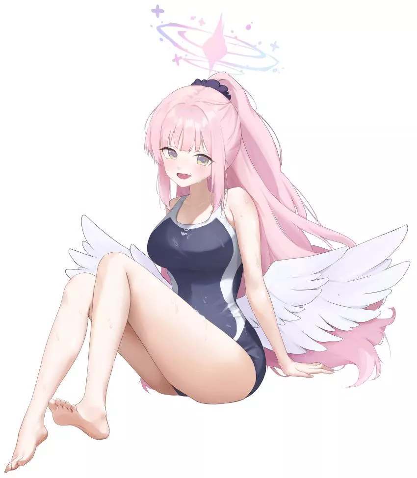 Sexy and cute angel waifu