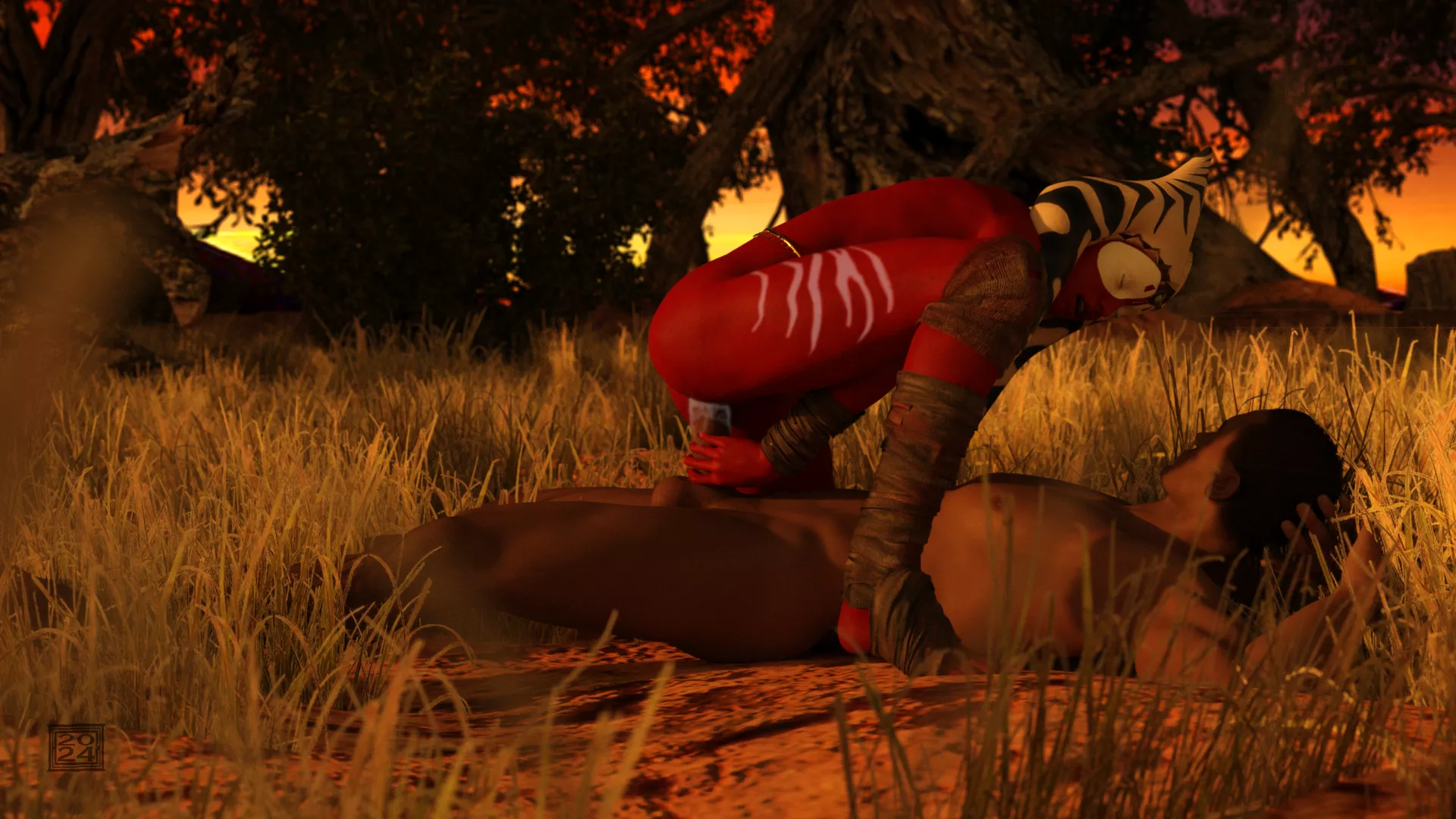 Shaak Ti seducing Starkiller (spiceoflife_69)