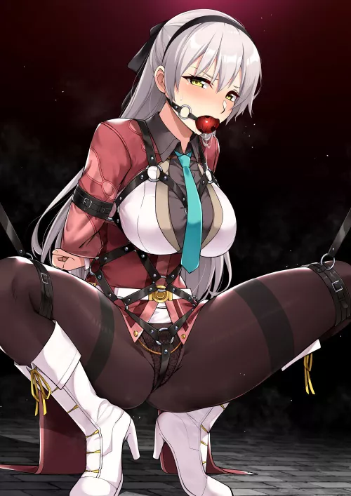 She’s So Tightly Restrained She Can’t Even Move Her Body