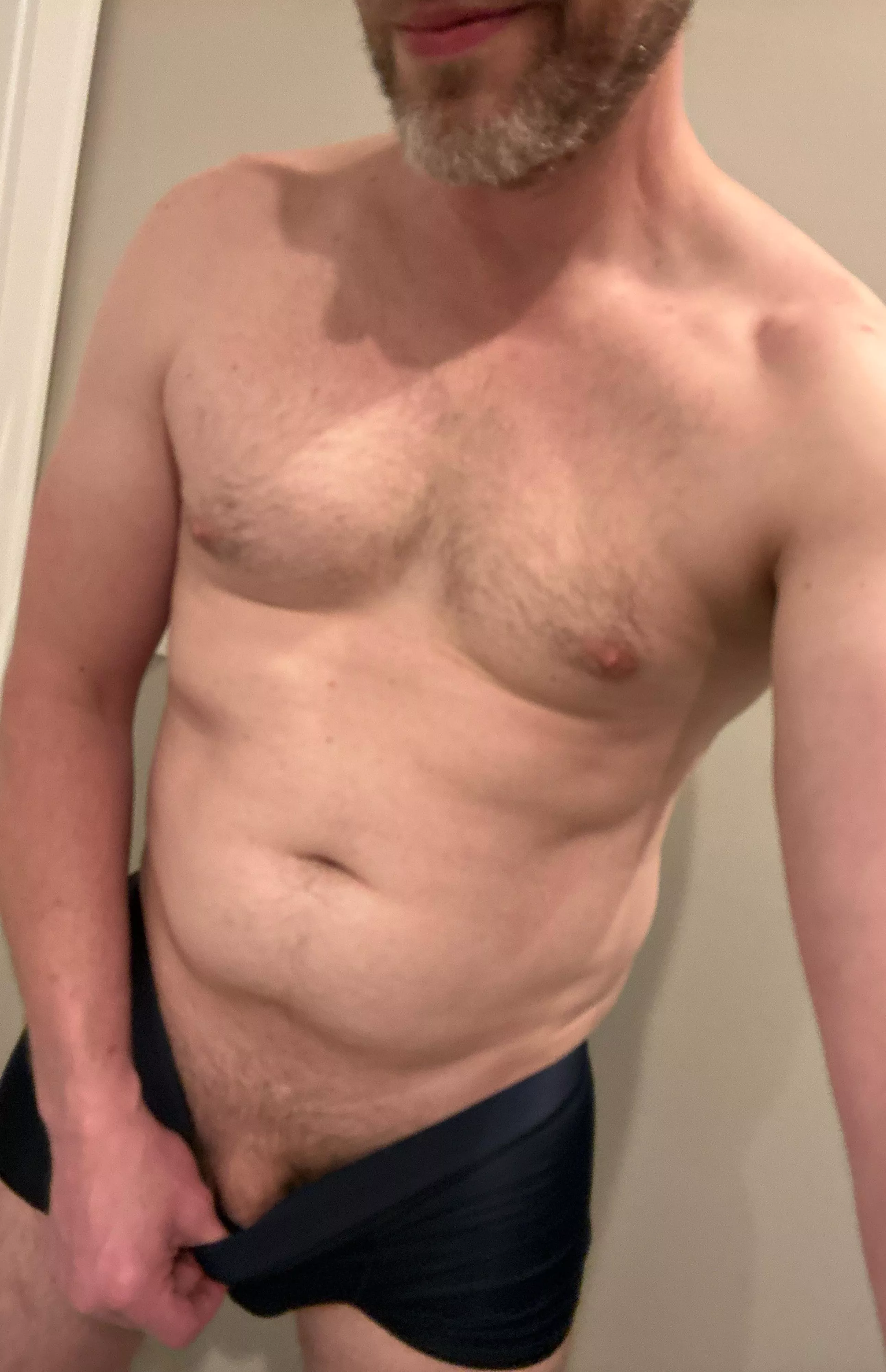 The less clothes, the better in this summer heat, I say…