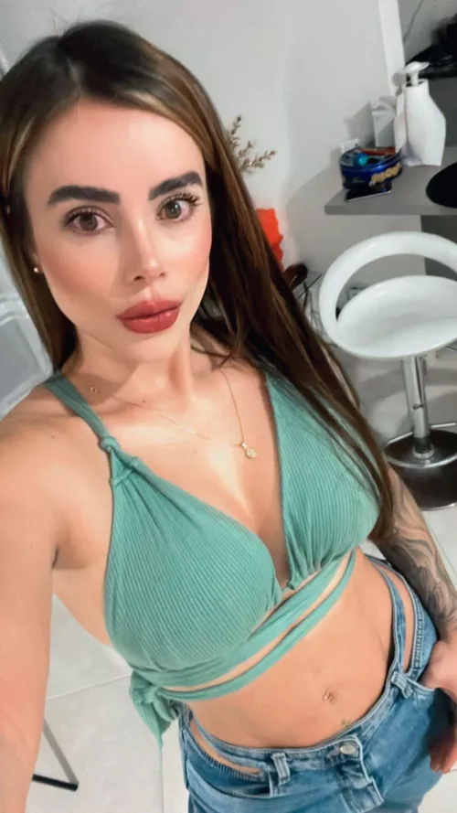 What do you think of my crop top?