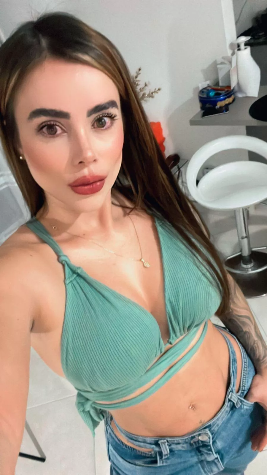 What do you think of my crop top?