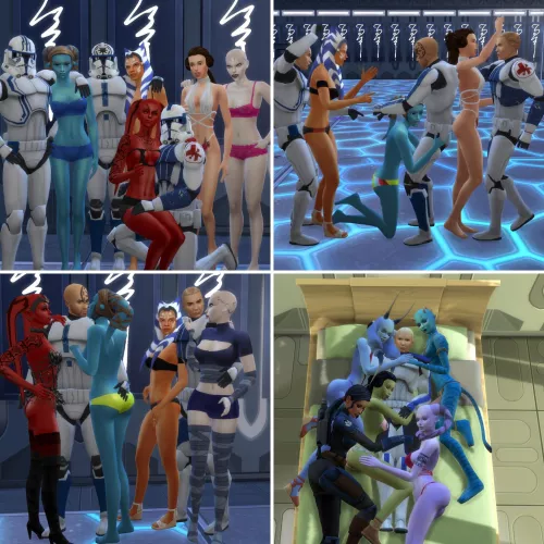 When Rex is away, the 501st comes out to play… [Sims 4]