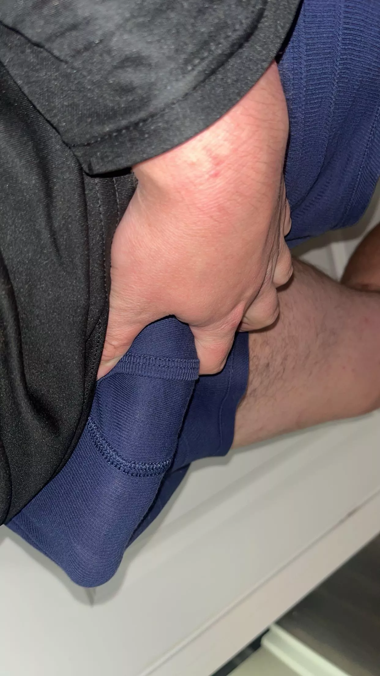 Bricked up in the work bathroom