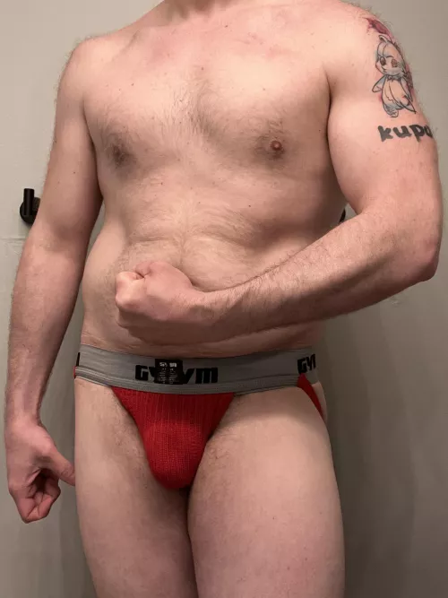 Dad bod in Red Jock (40)