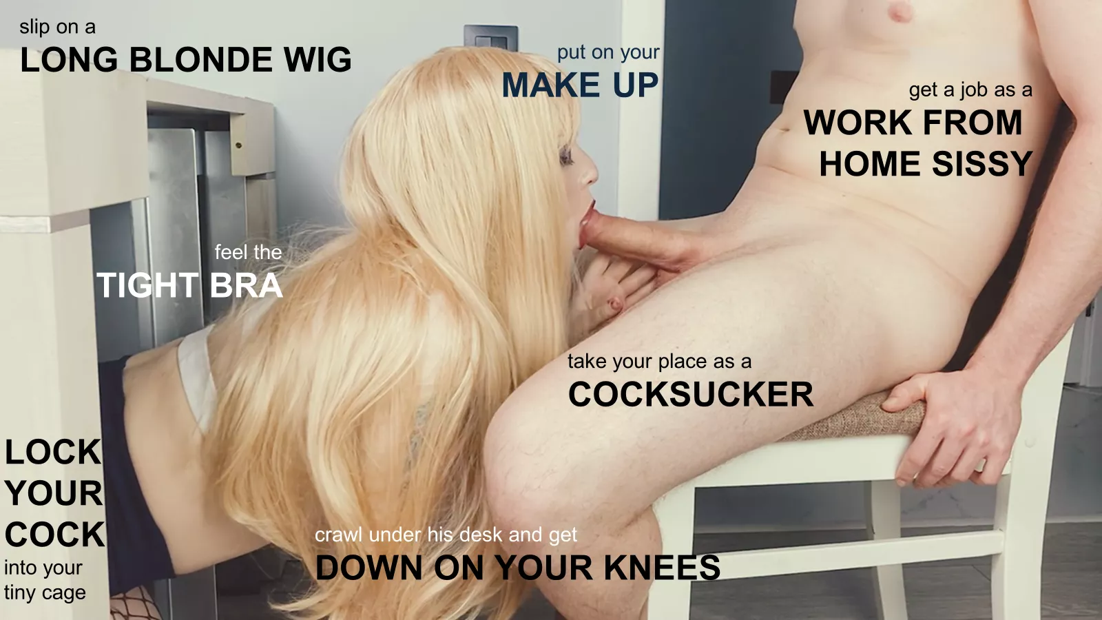 Get a Job as a Work From Home Sissy