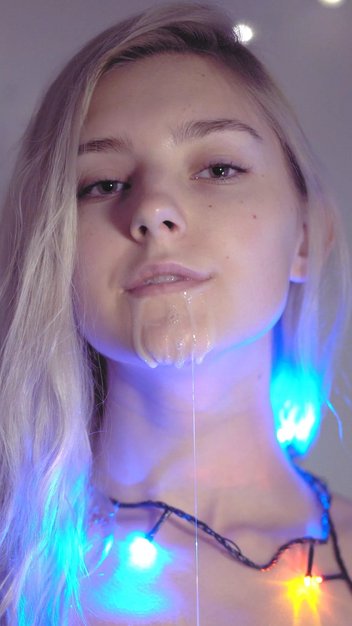 Im happy slut when I have cum covering my face