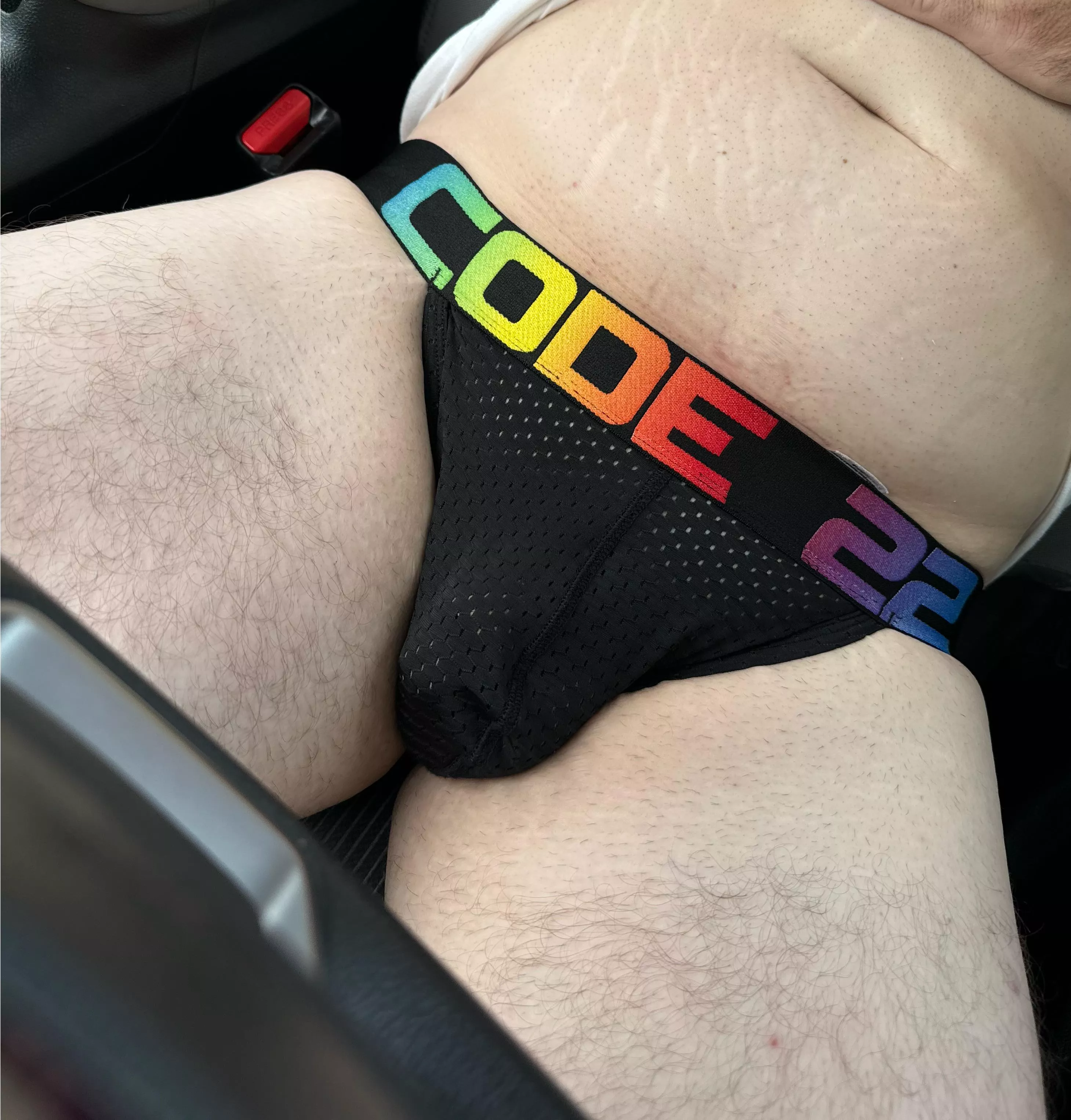 Is there anything better than after a work out taking off your pants and driving in your jock