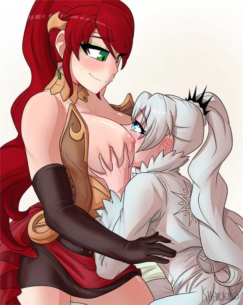 Pyrrha giving Weiss exclusive access [Khartemis]