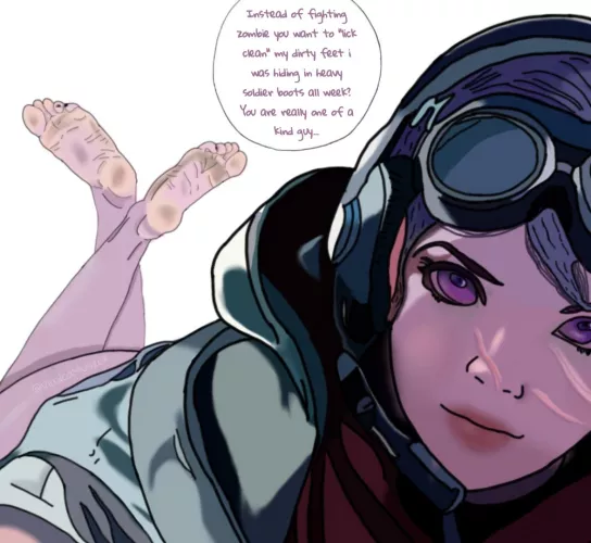 Samantha Maxis dirty feet (CallOfDuty) [VladcaMuszek] 